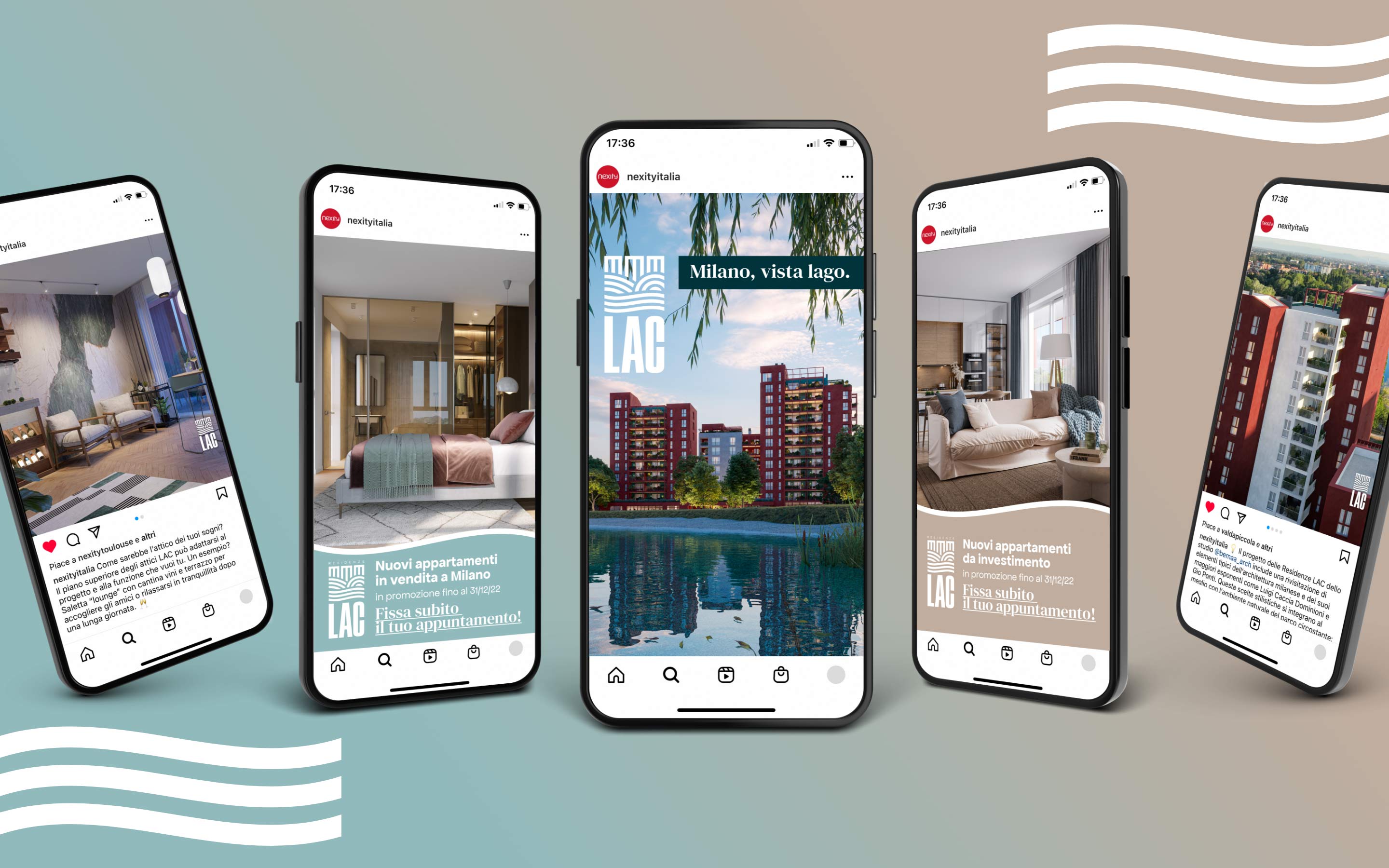 Alcuni esempi della campagna adv creata da ATC per indirizzare gli utenti al sito LAC