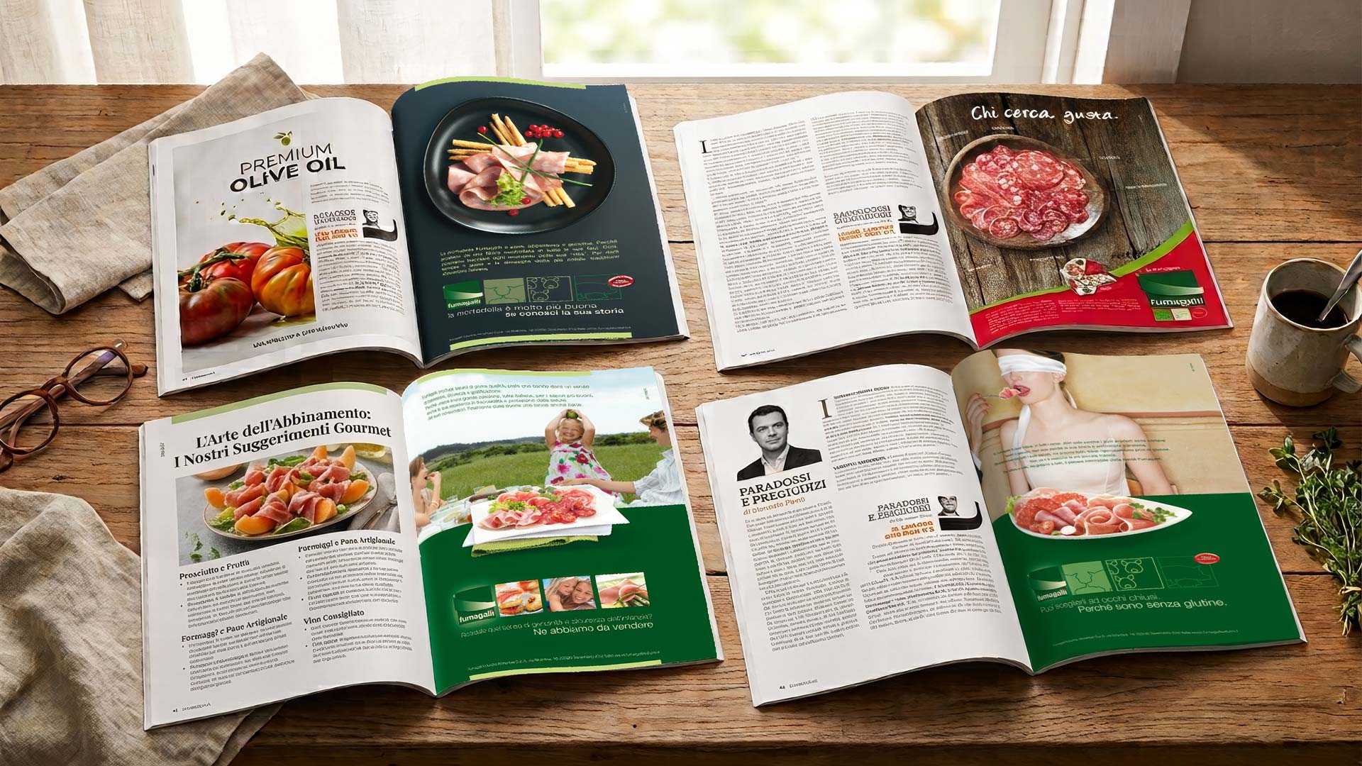 Lo studio del logo Fumagalli Salumi e l’adv per il Corriere della Sera, i primi progetti di packaging di affettati anche per il mercato estero firmati da ATC – All Things Communicate