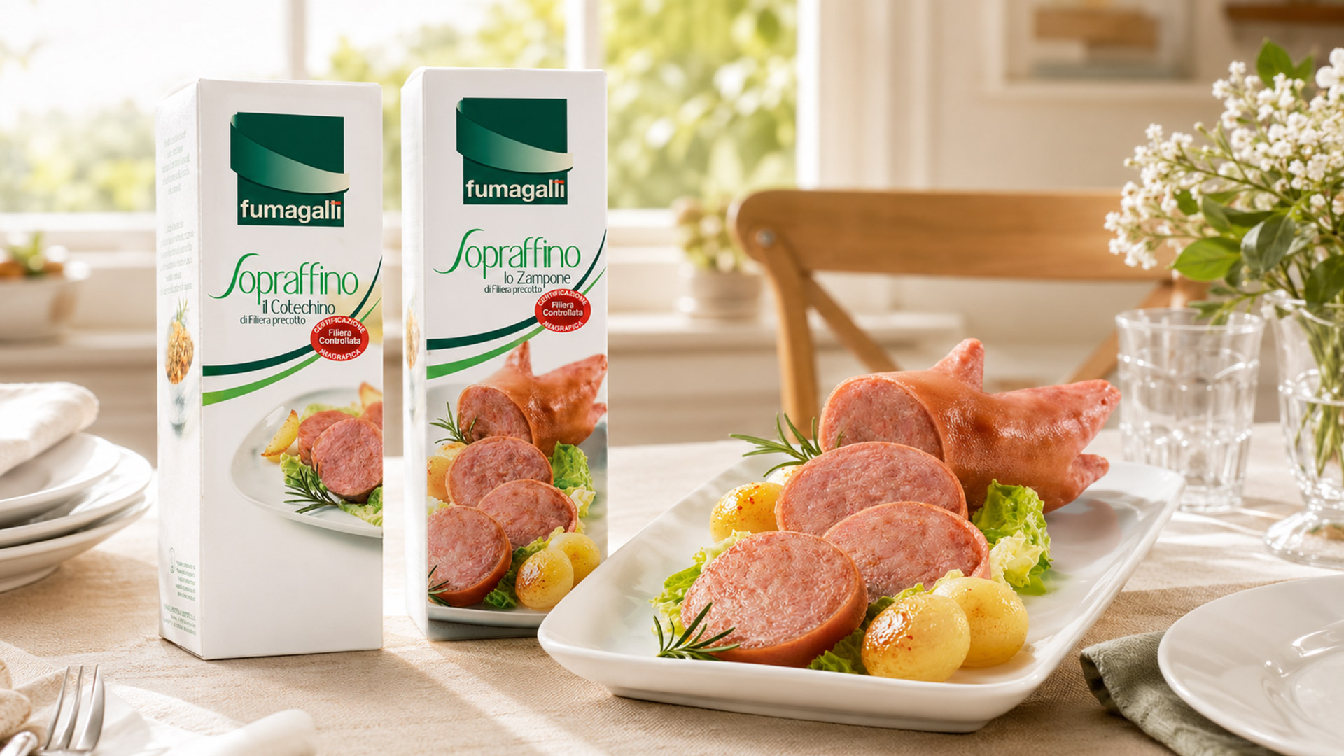 Lo studio del logo Fumagalli Salumi e l’adv per il Corriere della Sera, i primi progetti di packaging di affettati anche per il mercato estero firmati da ATC – All Things Communicate
