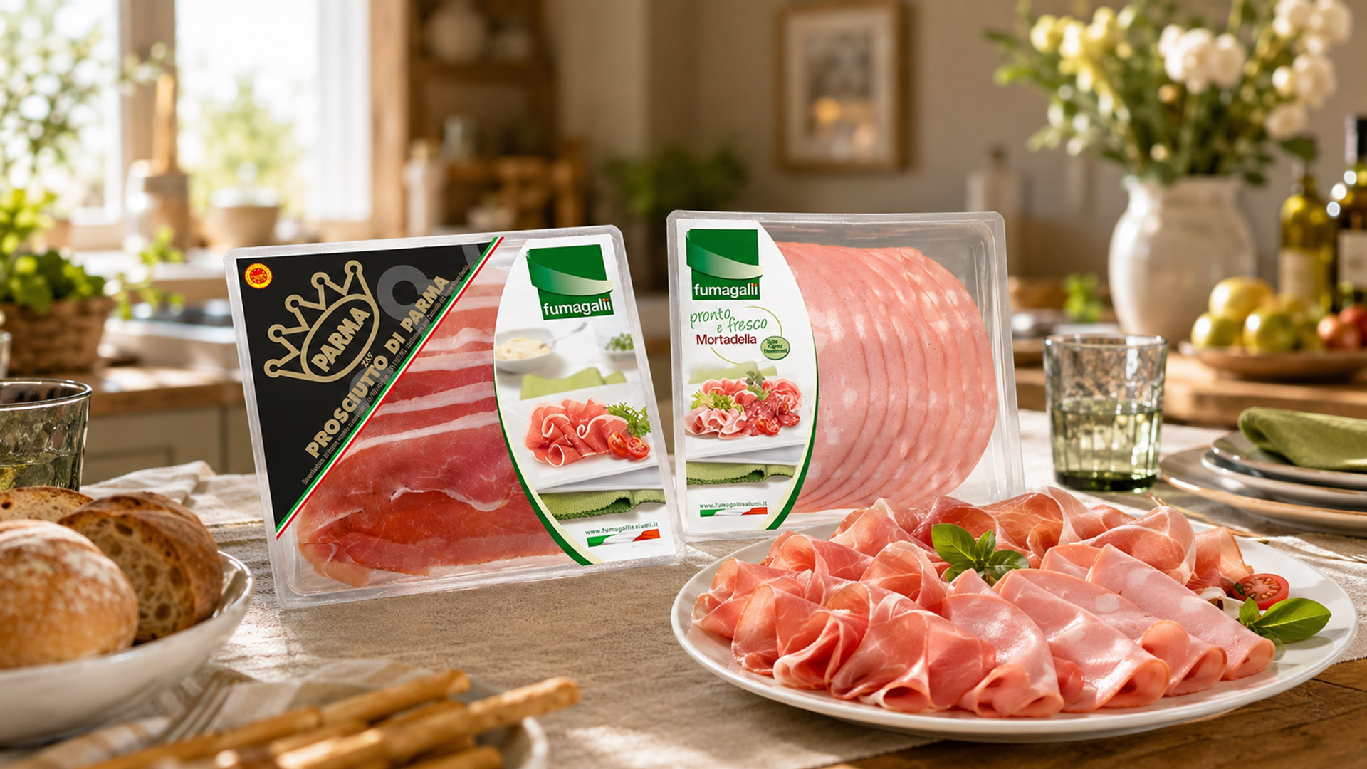 Lo studio del logo Fumagalli Salumi e l’adv per il Corriere della Sera, i primi progetti di packaging di affettati anche per il mercato estero firmati da ATC – All Things Communicate