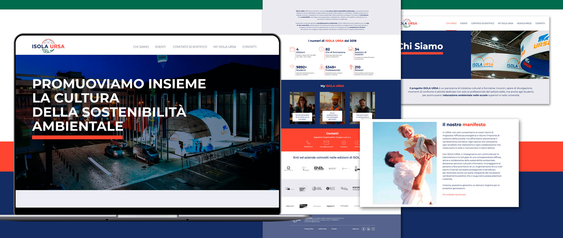 Il nuovo sito di Isola Ursa progettato da ATC