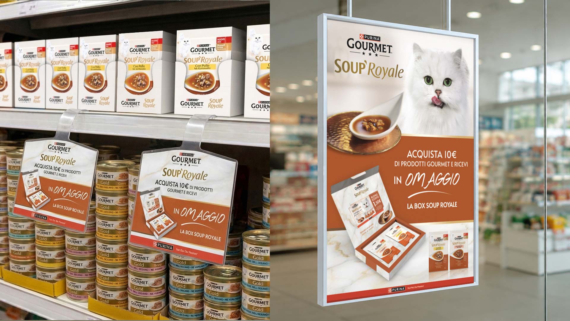 I materiali di comunicazione realizzati per l'activation shopper con la creatività di ATC – All Things Communicate