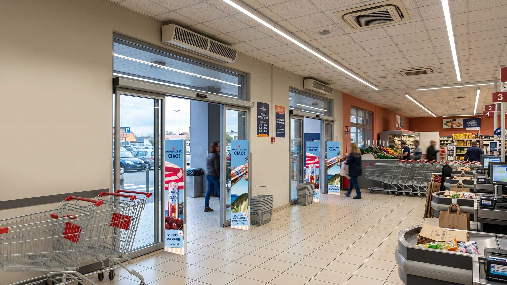 I materiali below the line di Sanpellgrino CIAO! realizzati per il canale retail da ATC – All Things Communicate