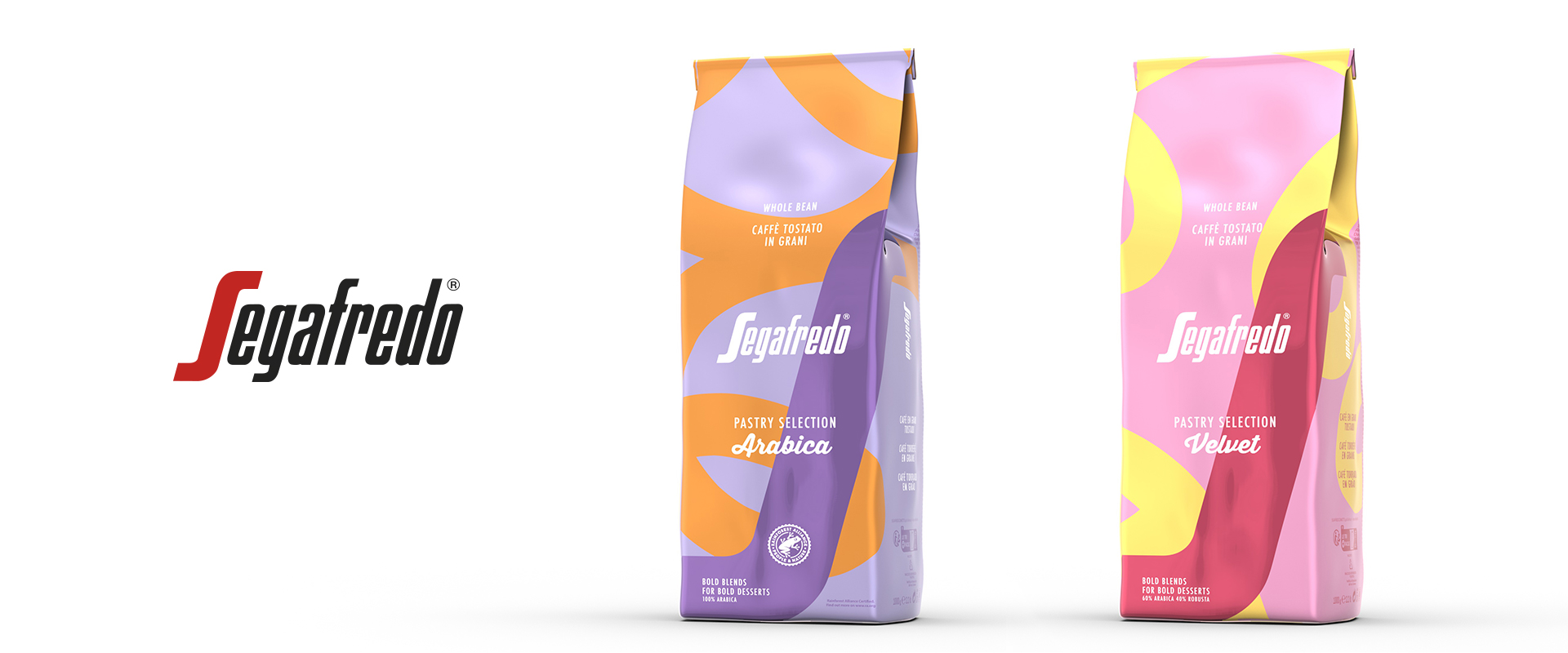 La nuova grafica per i pack della linea Pastry Selection realizzati da ATC
